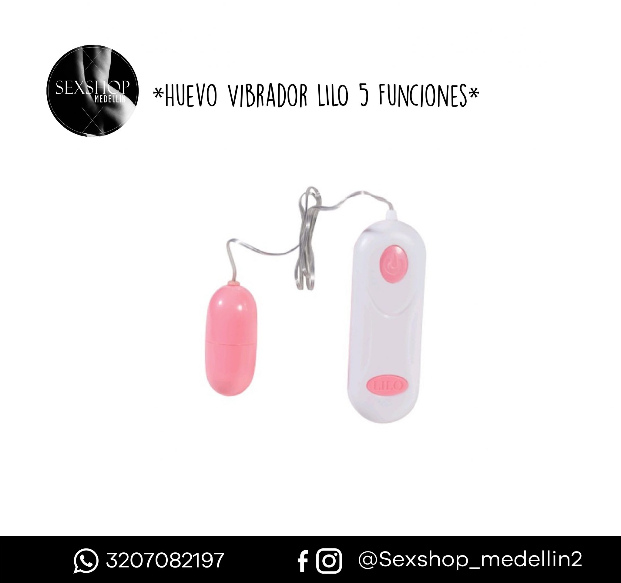 Huevo Vibrador Lilo Funciones Cl Medell N Sex Shop